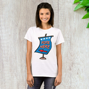 Wegweiser zur Stimmabgabe T-Shirt