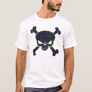 Wehrtartan-Schädel keine Fahne T-Shirt