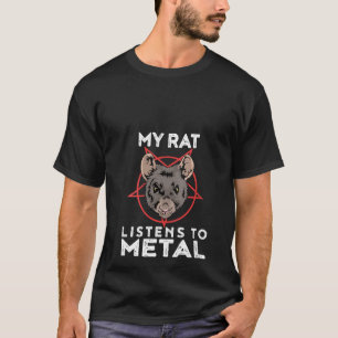 Weibchen aus Metallrat und Schwermetall T-Shirt