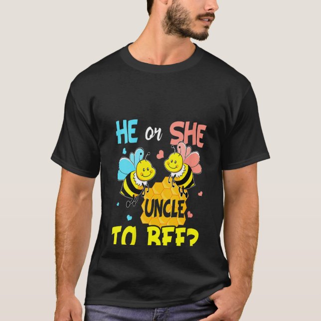 Weibchen, die er oder sie Onkel, um Geschlecht off T-Shirt (Vorderseite)