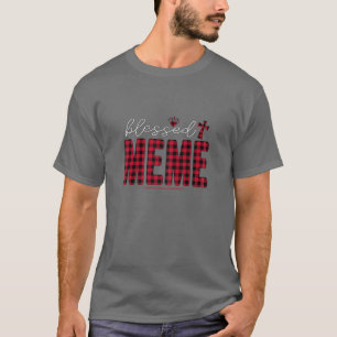 Weibchen dieses segne Meme Weihnachten Leopard Kar T-Shirt