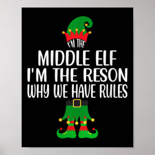 Weibchen Ich bin die Weihnachtsfamilie des Mittler Poster