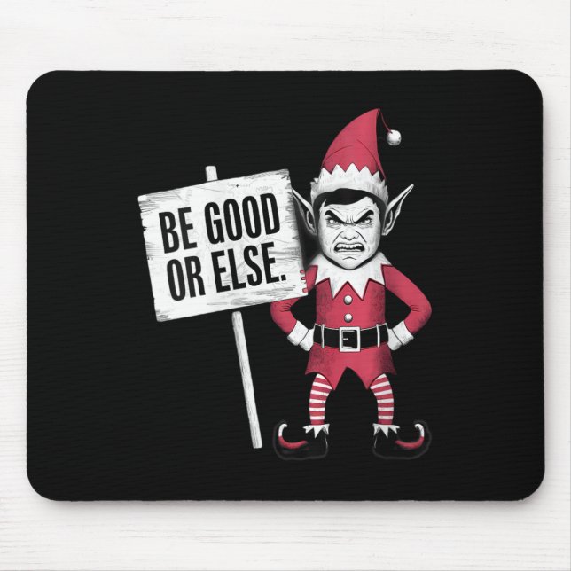 Weibchen Ich bin ein wütender Elf Niedliche lustig Mousepad (Vorne)