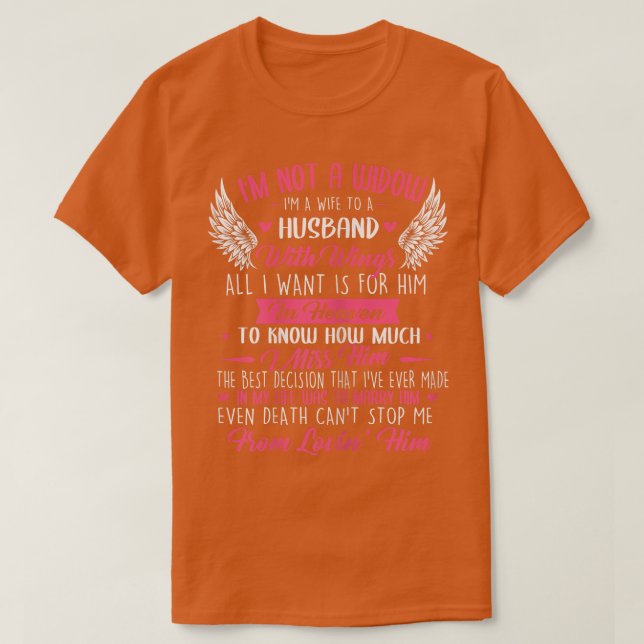 Weibchen Ich bin eine Ehefrau zu einem Ehemann mit T-Shirt (Design vorne)