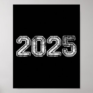 Weibchen Kr von 2025 Shirt Abschluss Gift ihrem Mä Poster
