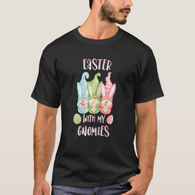 Weibchen Niedlich Ostern Ei wird zu einem sonnigen T-Shirt (Vorderseite)