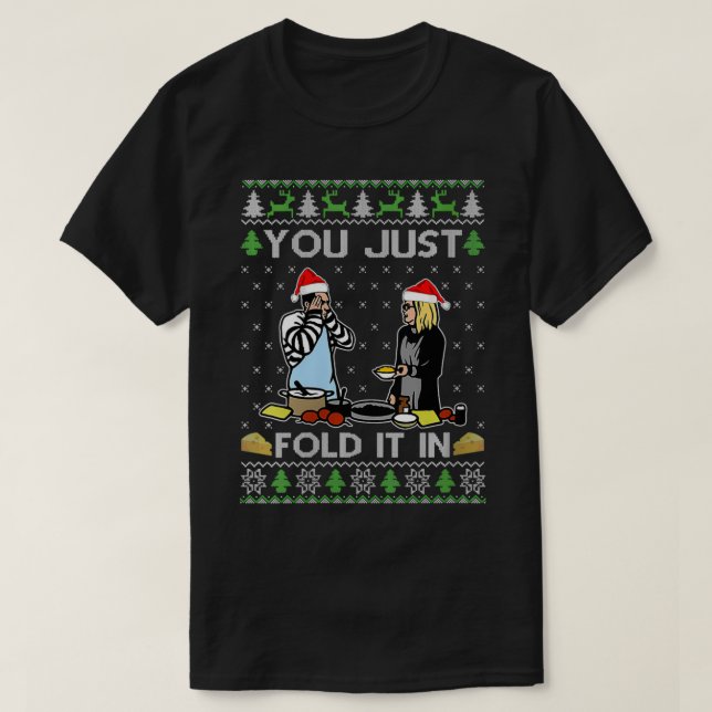 Weibchen schwitzen Sie einfach in Falten in der T-Shirt (Design vorne)