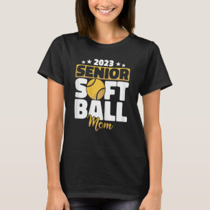 Weibchen Senior Softball Mama Softball Players Sof T-Shirt