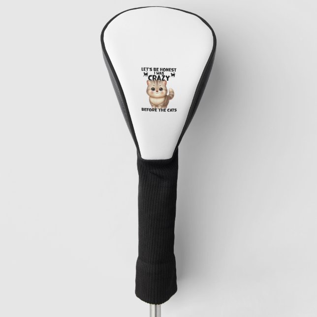 Weibchen Süßigkeiten geben mir Katzen lustig Golf Headcover (Vorderseite)