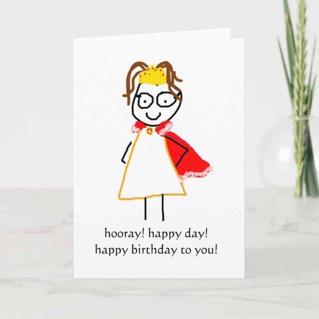 Weibchenbonmote:  alles Gute zum Geburtstag! Karte (Vorderseite)