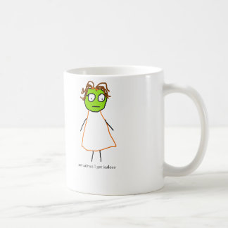 Weibchenbonmote: manchmal erhalte ich eifersüchtig kaffeetasse