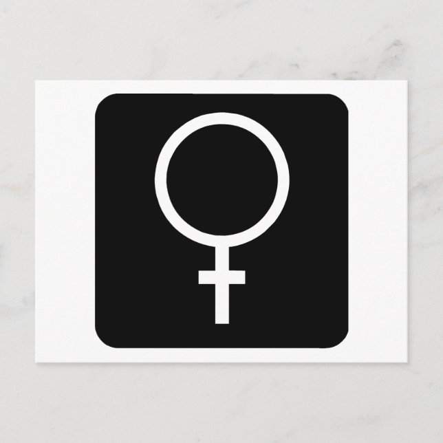 Weiblich Postkarte (Vorderseite)