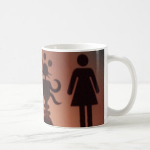 weibliche alien-Tasse Kaffeetasse