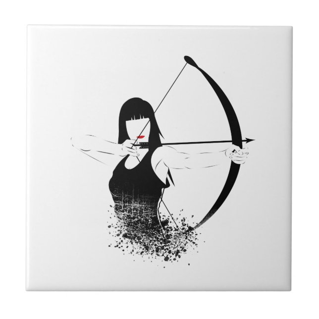 Weibliche Archer Fliese (Vorderseite)