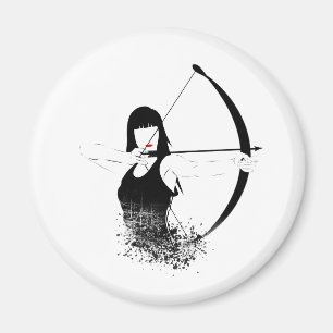 Weibliche Archer Magnet