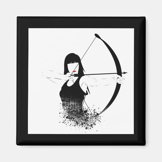 Weibliche Archer Magnet (Vorne)