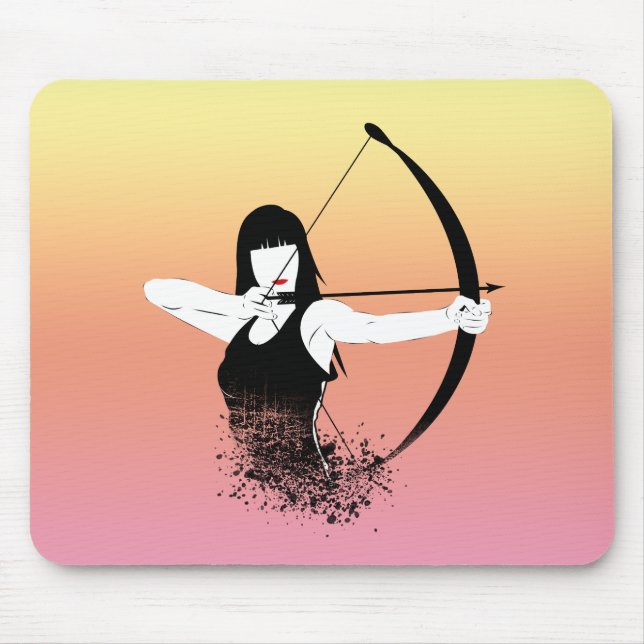 Weibliche Archer Mousepad (Vorne)