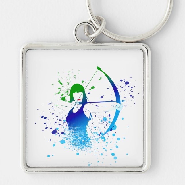 Weibliche Archer Schlüsselanhänger (Vorne)