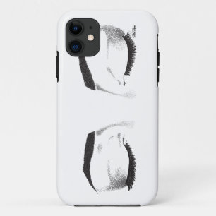 Weibliche Augen-Skizze iPhone 11 Hülle