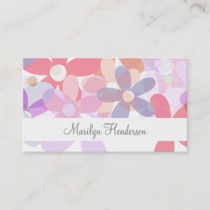 Weibliche berufliche Geschäfts-Karten Visitenkarte