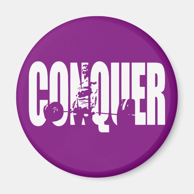 Weibliche Beweggründe - CONQUER Magnet (Vorne)