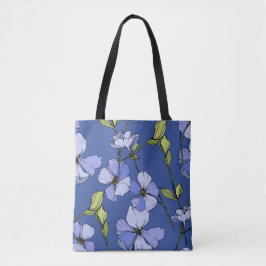 Weibliche Blumenmuster Pratische Farbe Navy Blau Tasche