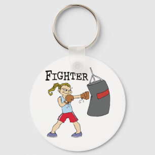 Weibliche Boxer Schlüsselanhänger