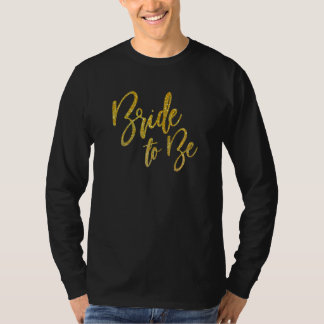Weibliche Braut, um Frauen zukünftige Brauthochzei T-Shirt