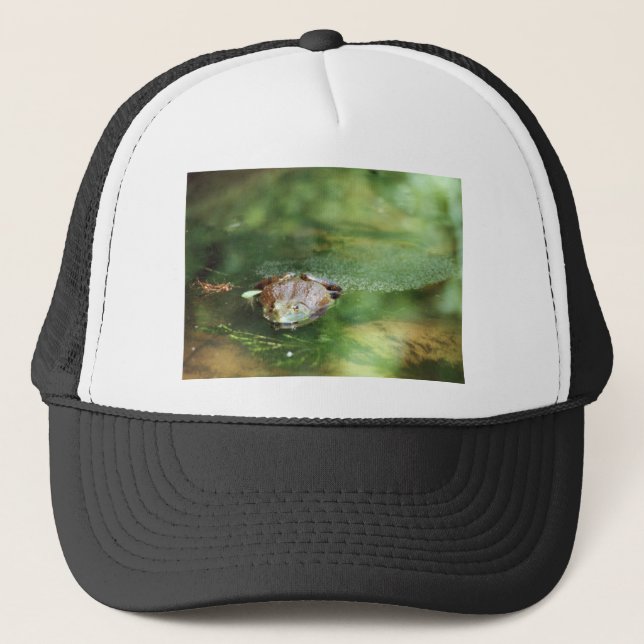 Weibliche Bullfrog Legeeier Truckerkappe (Vorderseite)