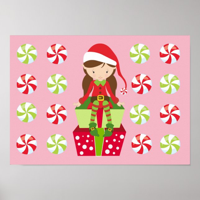 Weibliche Elf mit Kanadiern Poster (Vorne)
