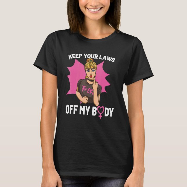 Weibliche Ermächtigung der Frau Pro Auswahl Pro Ab T-Shirt (Vorderseite)