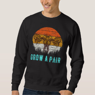 Weibliche erziehen ein Paar Uterus Ovarien Frauen Sweatshirt