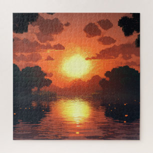 Weibliche Esszimmer-Dekor-Landschaftsdruck