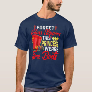 weibliche Feuerwehrfrau Feuerwehrfrau T-Shirt