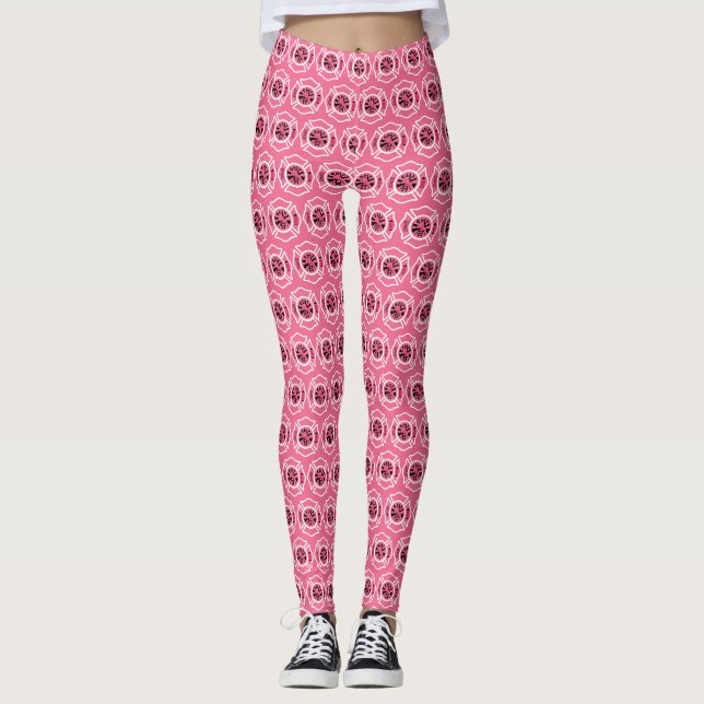 Weibliche Feuerwehrmann-Leggings Leggings (Vorderseite)