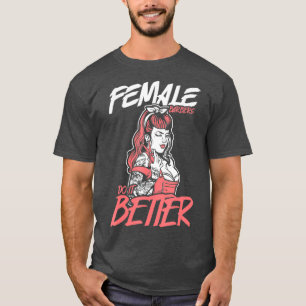 Weibliche Friseure machen es besser Friseur Girl T-Shirt