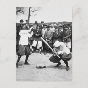 Weibliche Giganten: 1913 Postkarte