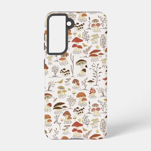 Weibliche Holzpolstermuster Samsung Galaxy Hülle (Rückseite)