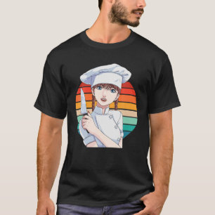 Weibliche Koch Kulturelle Küche Koch Girl Cooking T-Shirt