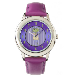 Weibliche Land-Frosch-Uhr Armbanduhr
