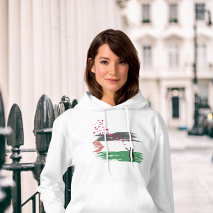 Weibliche palästinensische Hoffnung und Liebe Hood Hoodie