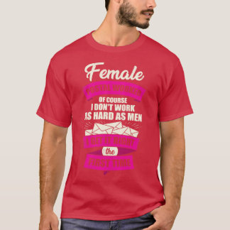 Weibliche Postmitarbeiterin Postfrau Mädchen Gesch T-Shirt