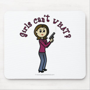 Weibliche Scharpschoten Mousepad