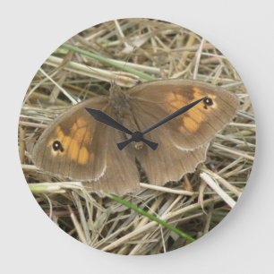 Weibliche Schmetterlingswand-Uhr Große Wanduhr
