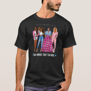 Weibliche schwarze Ermächtigung Frauen Weiblichkei T-Shirt