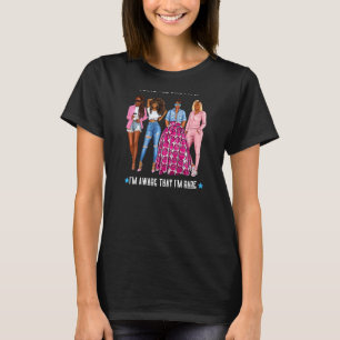 Weibliche schwarze Ermächtigung Frauen Weiblichkei T-Shirt