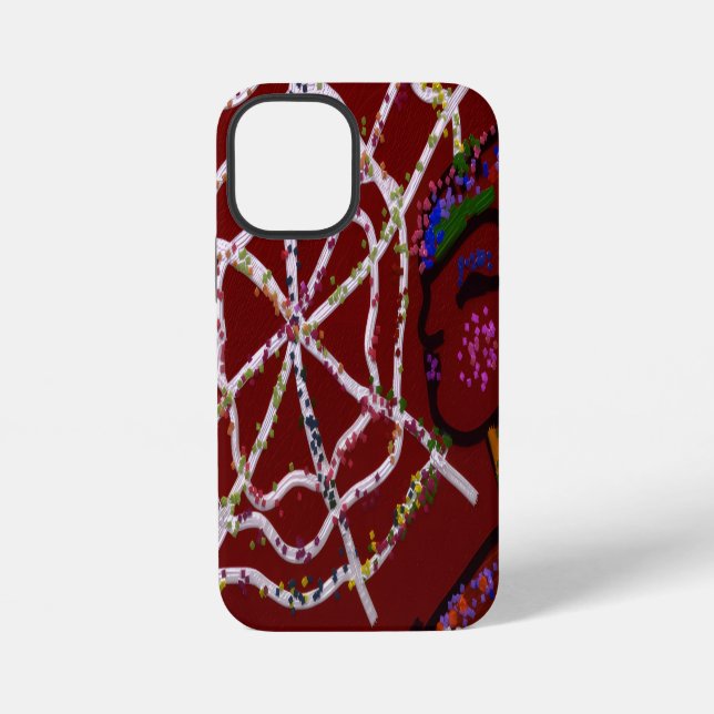 Weibliche Spinne Pharao  iPhone 12 Mini Hülle (Rückseite)