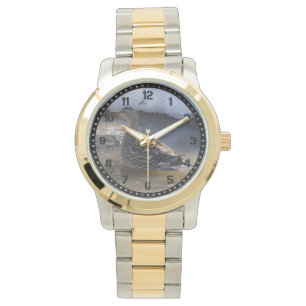 Weibliche Stockenten-Uhr Armbanduhr