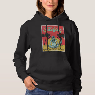 Weibliche Surferin Byron Bay New South Wales Austr Hoodie