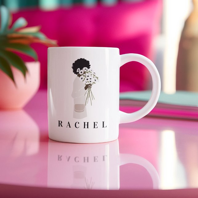 Weibliche Tasse Moderne Minimalistische Tasse (Feminine Mug Modern Minimalist Mug)